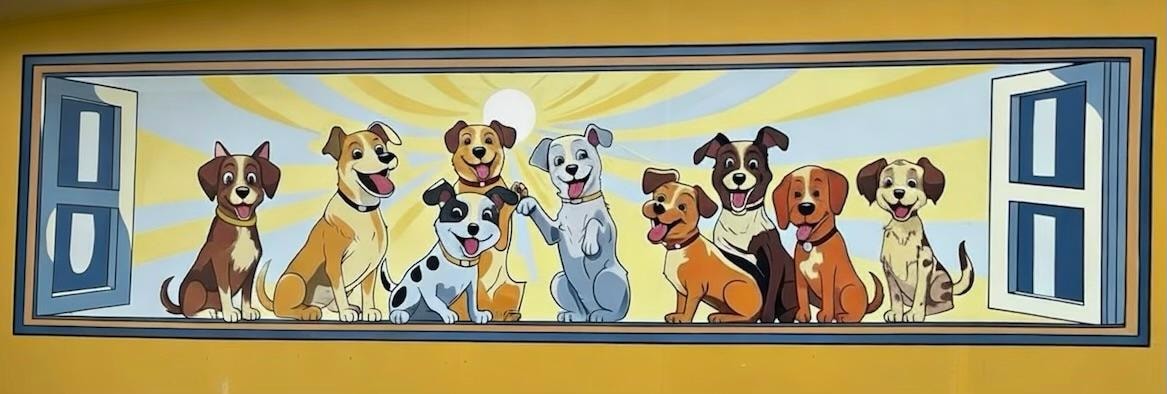 Happy dogs at Barkshire